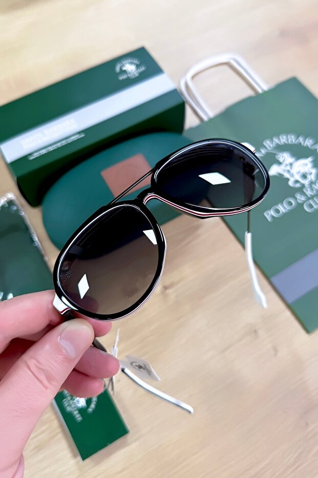 Original 100% Polarized Uv400 Protected Black Color Men's Sunglasses Sbx4089C1