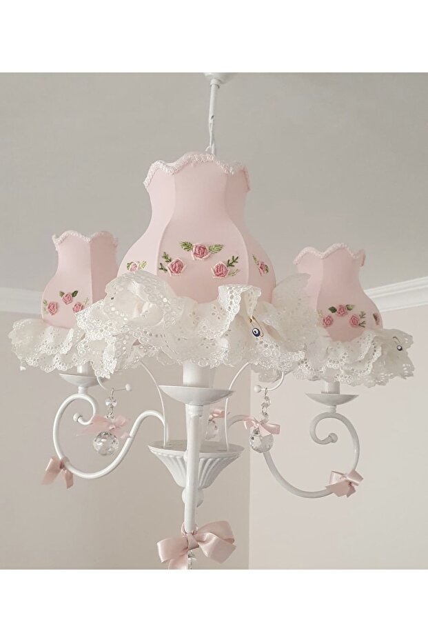 Patentli Elde Yıkanabilir Başlık 3 Kollu Döküm Bebek Çocuk Genç Avize - 1