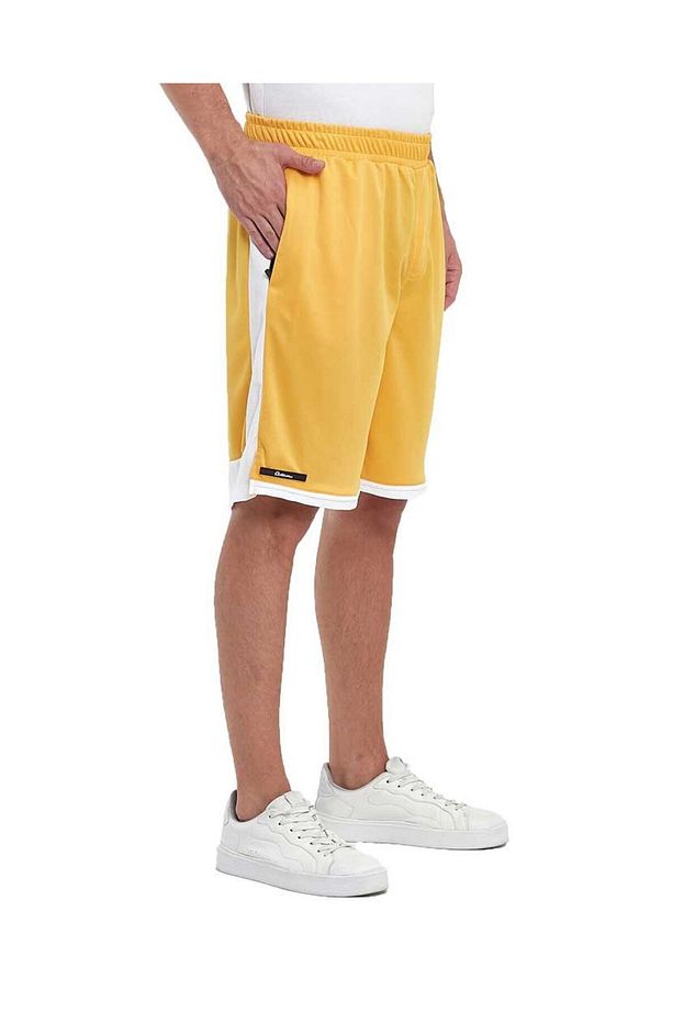 File Şeritli Jakarlı Polyester Erkek Spor Şort - 4