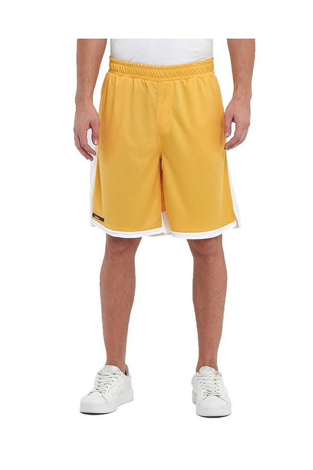 File Şeritli Jakarlı Polyester Erkek Spor Şort - 1