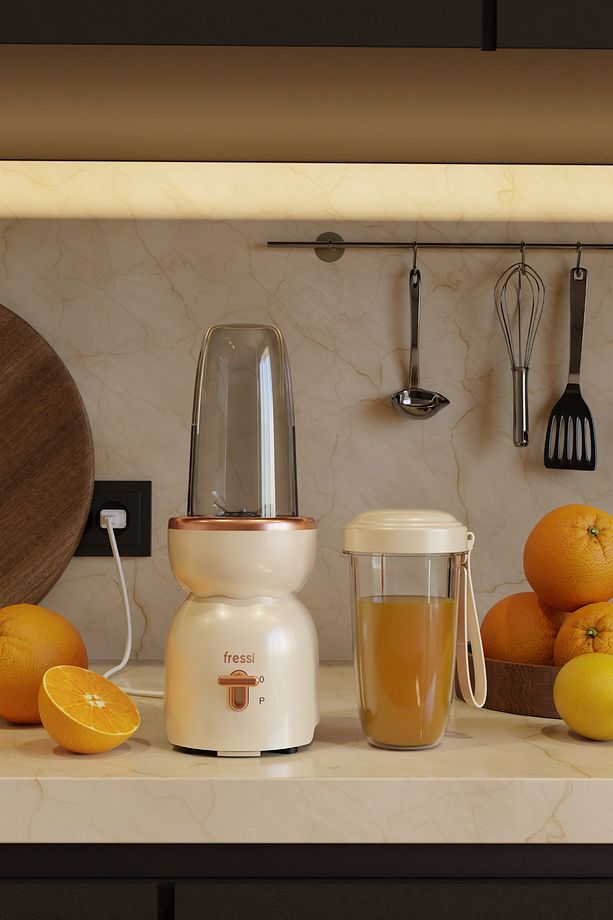 Öğütücülü Çift Şişeli Smoothie Blender Seti 400W FR-SBL21 İntenssio - 1