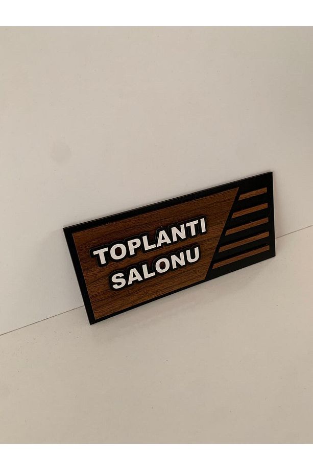 Ahşap Kapı İsimliği Kapı Numaralığı - 3