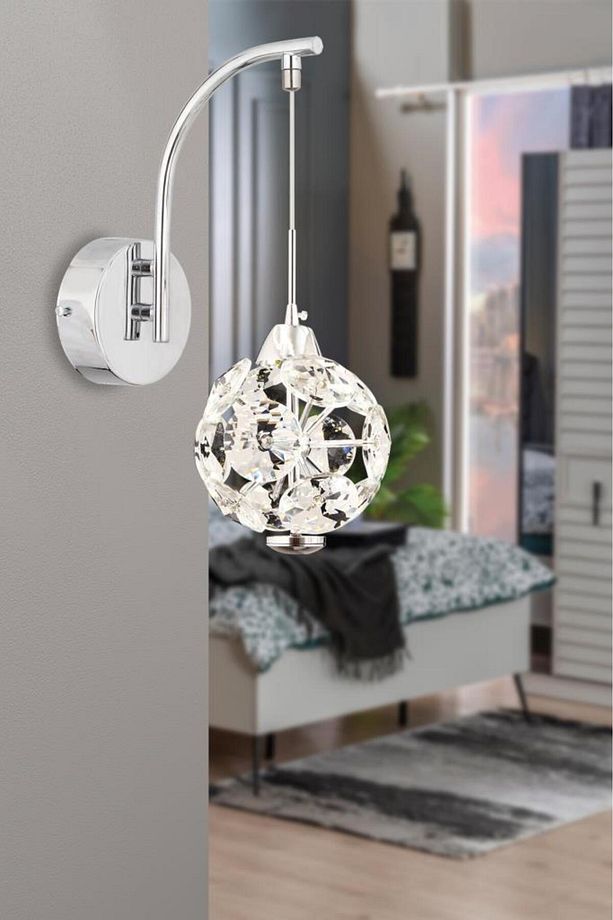 İstanbul Avize Dali Aplik Tekli Gümüş 3 Renk Ledli Modern Led Aplik - 3