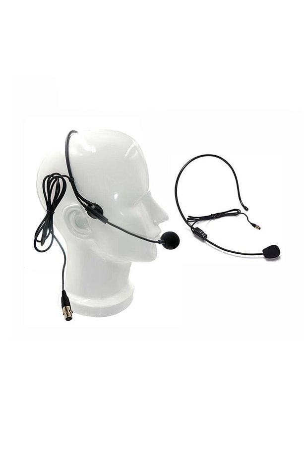 W3 Mini Xlr Jack Kafa Mikrofonu (HEADSET) 3 Pinli 1 Metre - 2