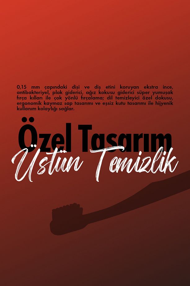 Ortodontik Diş Fırçası 2800 | Fda Onaylı,bpa Içermez,diş Teli Temizliği | 0,15 Mm Fırça Kılı, Pembe - 3
