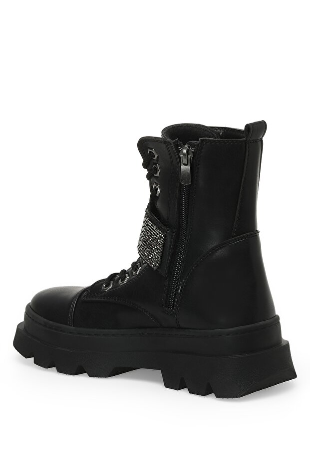 22k-950 2pr Siyah Kadın Rock Bot - 3