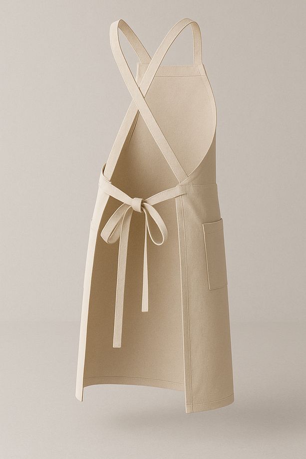ÇAPRAZ BAĞLAMA COTTON CHEF ÖNLÜK / CRISS@CROSS DUCK COTTON APRON - 5