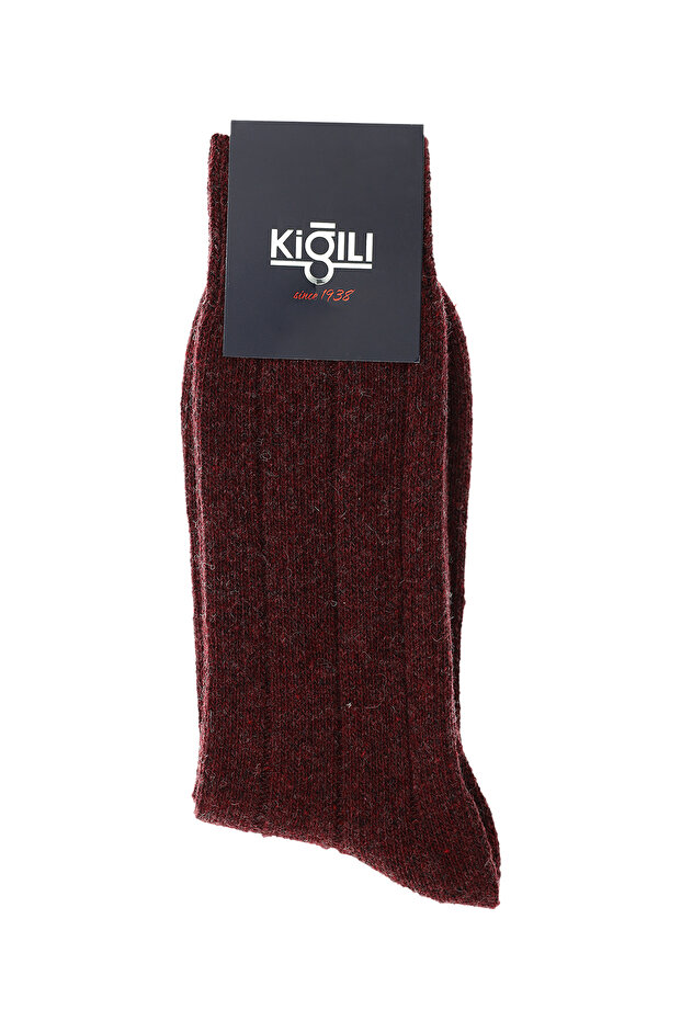 Tekli Yünlü Termal Çorap - 1