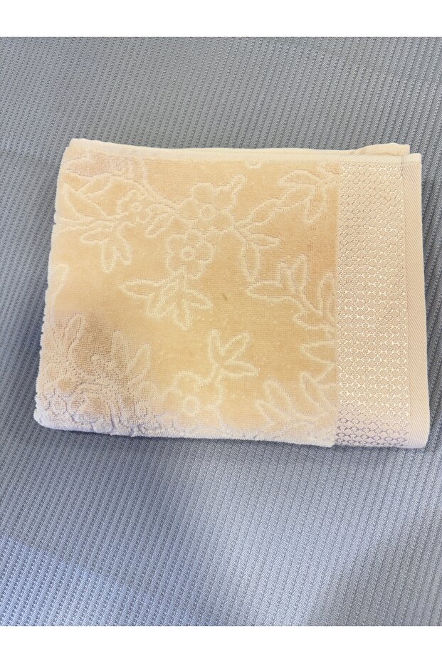1 Cotton Hand-Face Towel (50X80)-Pastoral Byn Beige