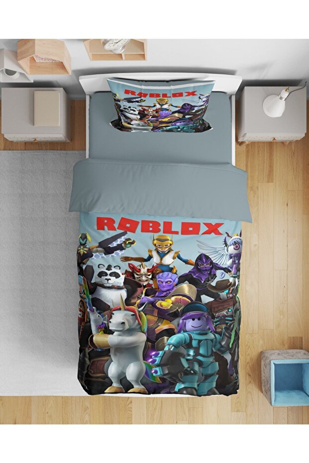Roblox 3D Printed Single Boy Duvet Cover Set Without Sheets