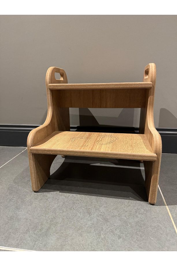 Mdf Basamak Tabure Çocuk Banyo Wc Lavabo Merdiven Yükseltici - 7