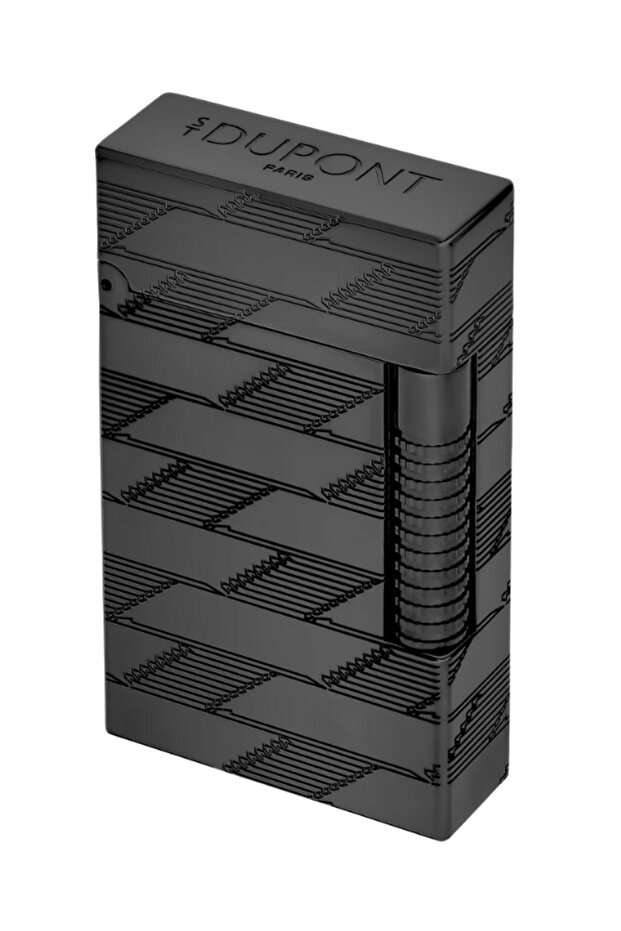 Le Grand Guilloche Monogram 1872 Siyah Puro Çakmağı C23179 - 4