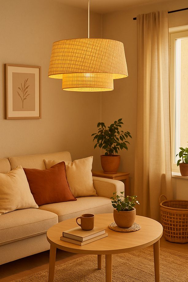 Sera Grande Rattan Hasır Avize - 1