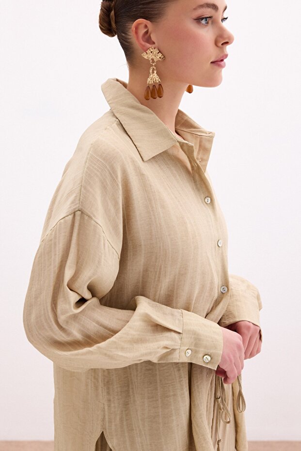 Salaş Gömlek - Haki - 6