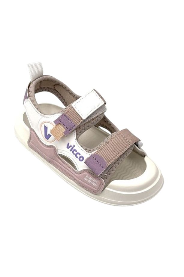 Wonder Phlon Hafif Taban Cırtlı Çocuk Sandalet Lila - 6