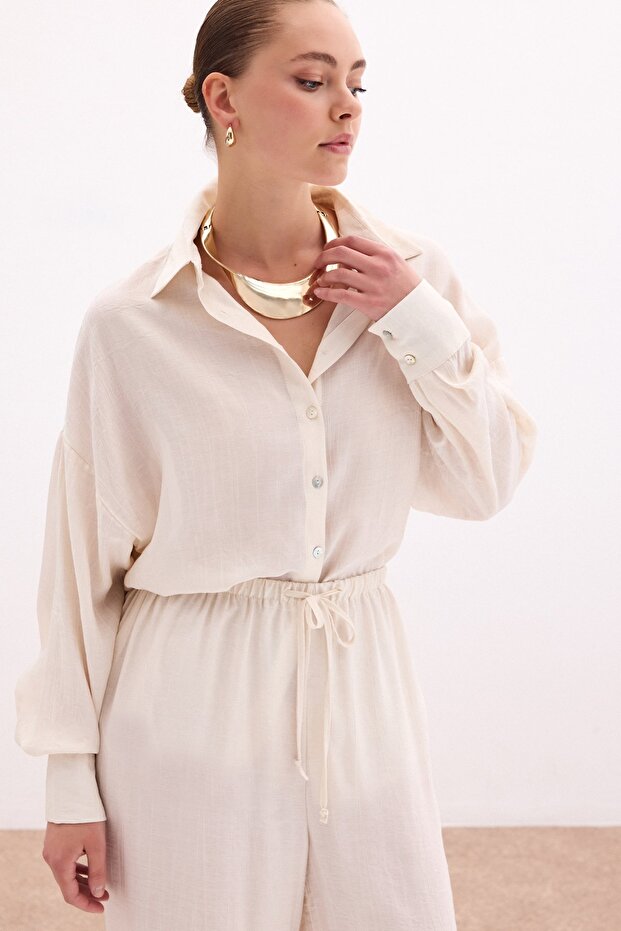 Salaş Gömlek - Taş - 4