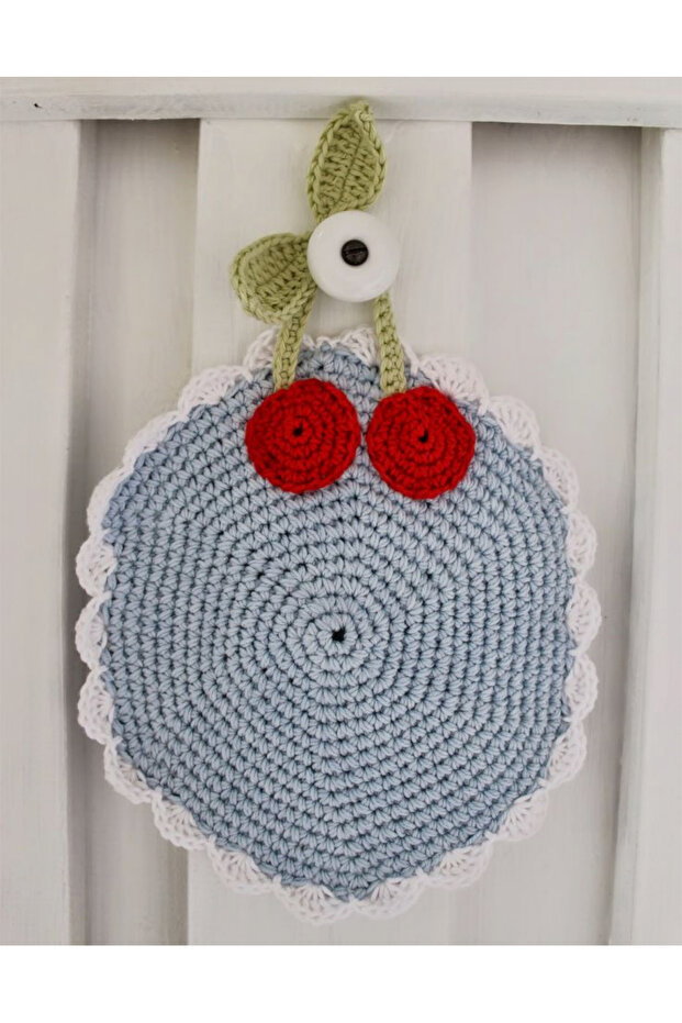 Double Layer Trivet with Cherry Strap - 1