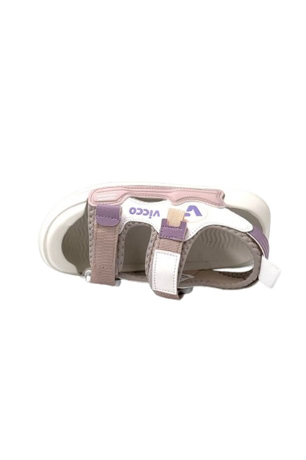 Wonder Phlon Hafif Taban Cırtlı Çocuk Sandalet Lila - 4