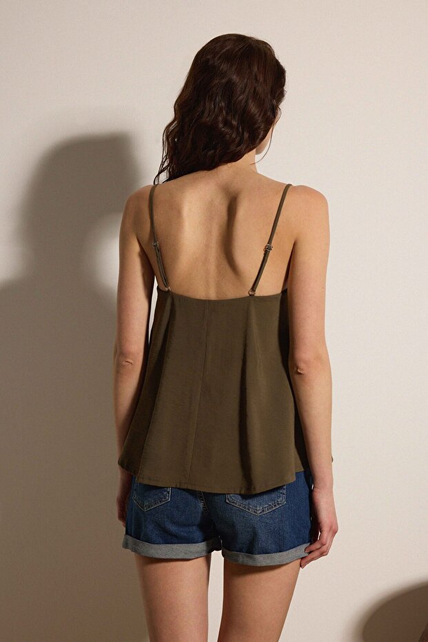 Askılı Kupro Bluz - 2