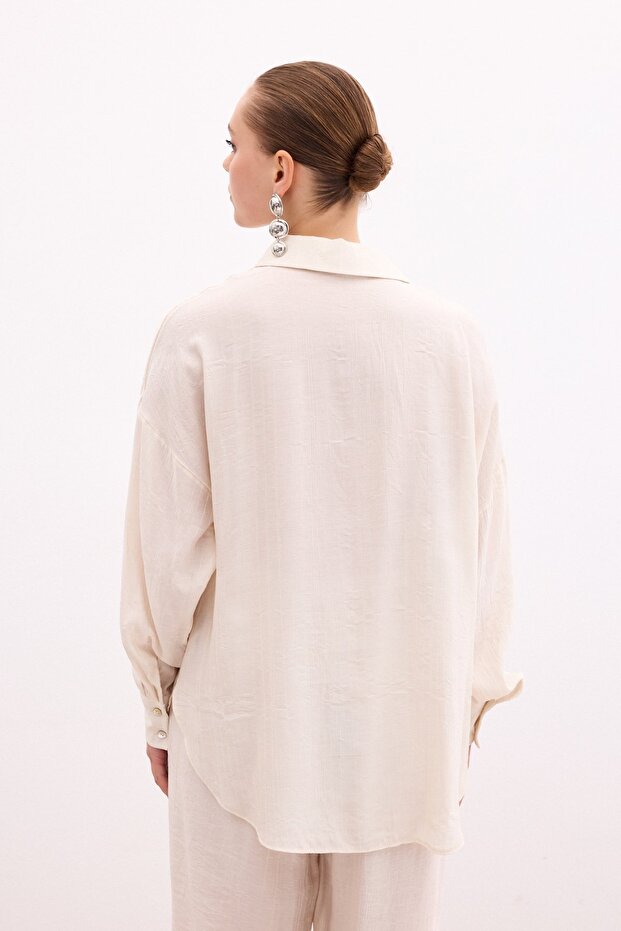 Salaş Gömlek - Taş - 8