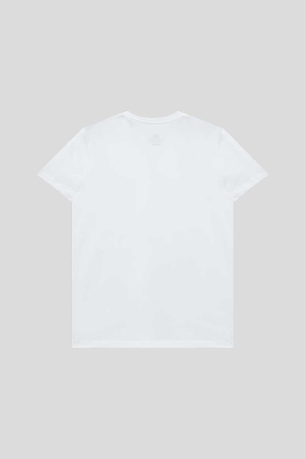 Men's White Color 100% Cotton Crew Neck Standard Fit Regular Cut T-Shirt
