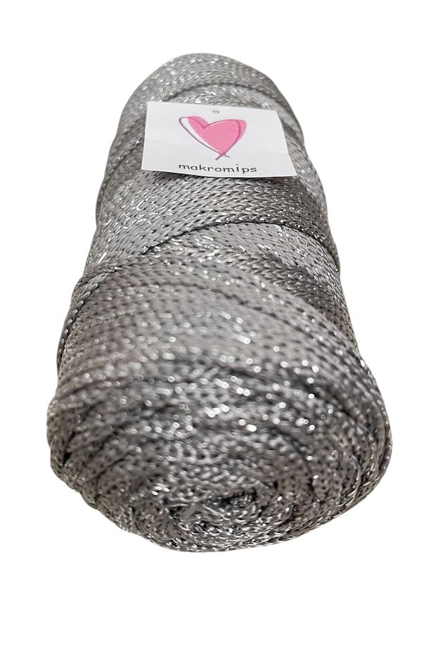 POLYESTER SİMLİ MAKROME İP 100 gr PARLAK PREMIUM 1. KALİTE SUPLA ÇANTA HOBİ EL ÖRGÜ İPİ İP - 2