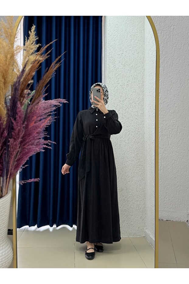 Zenessa Cupra Modal Dress with Bolero-Na2375 Black