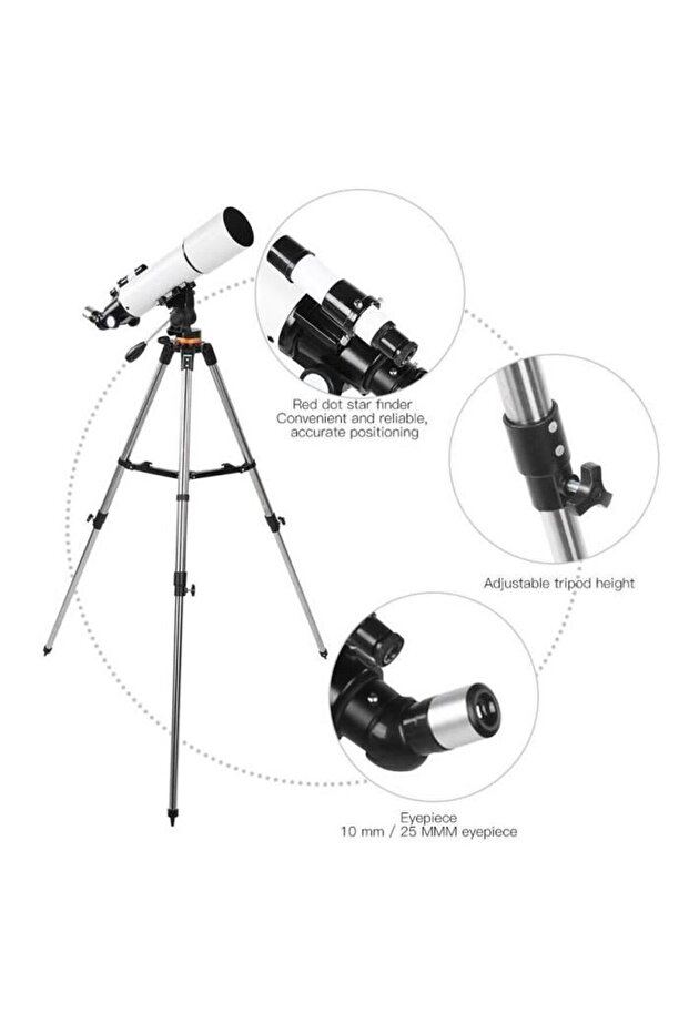 Yüksek Netlik Monoküler Kara ve Uzay Teleskobu CF50080 - 1