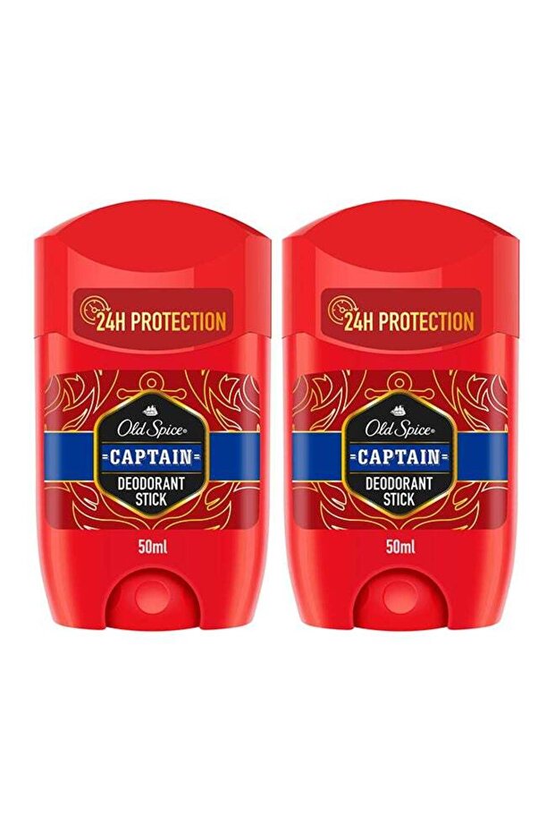 Pack Of 2 Captain Deodorant Stick 50ml