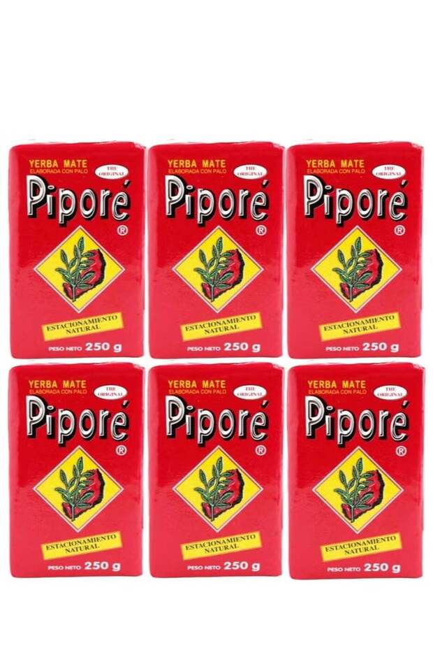 Pipore Original Yebra Mate 250 grams 6 pieces