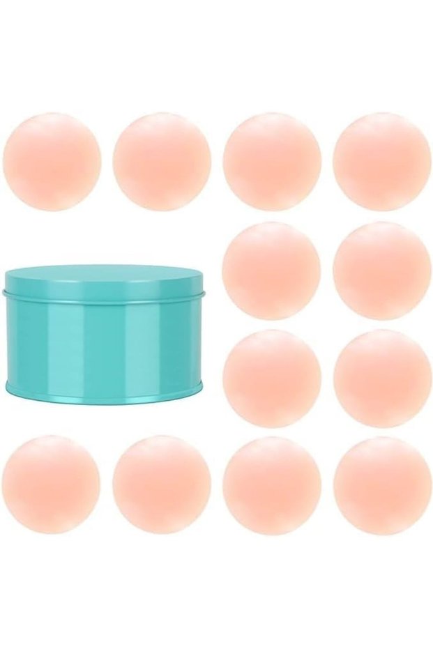 6 Pair Reusable Silicone Cover Adhesive Stick-on Bra Pad Petals/Sticker/Pasties With