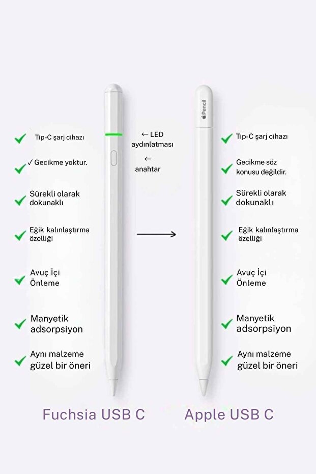 Pencil Usb-C New Generation Touch Tablet Pen - 6