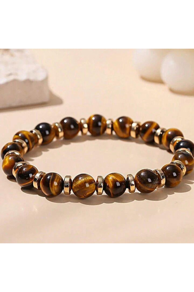 KaplanGözü Bileklik Doğaltaş- Fiziksel Ve Ruhsal Denge- Sorunu- Sindirim Sistemi- Baş Ağrısı - 1