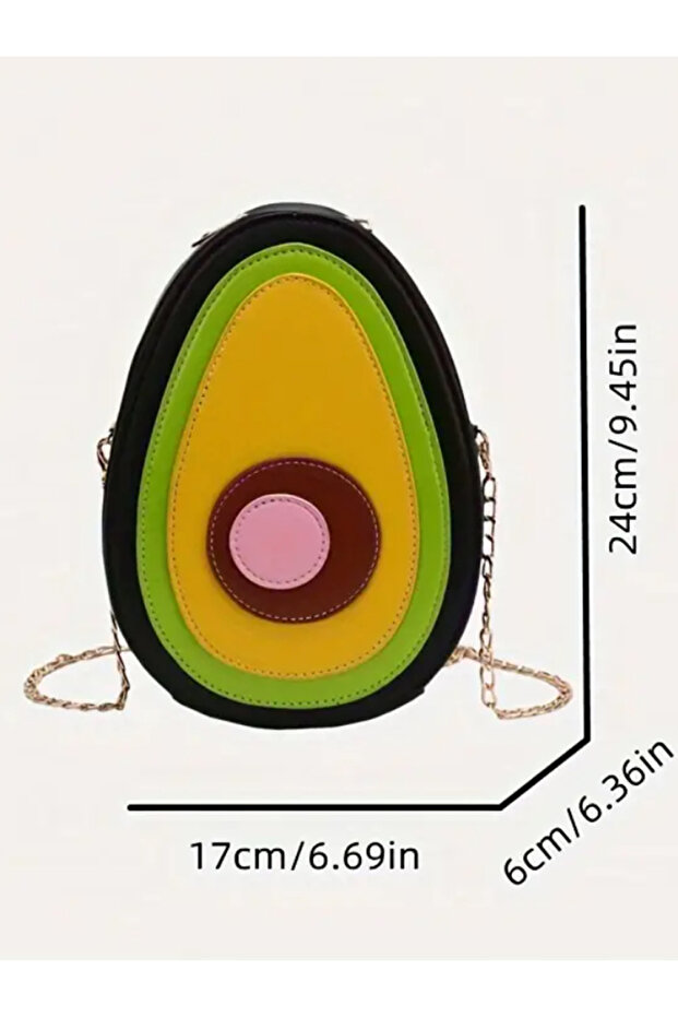 Avocado Shaped Bag - 7