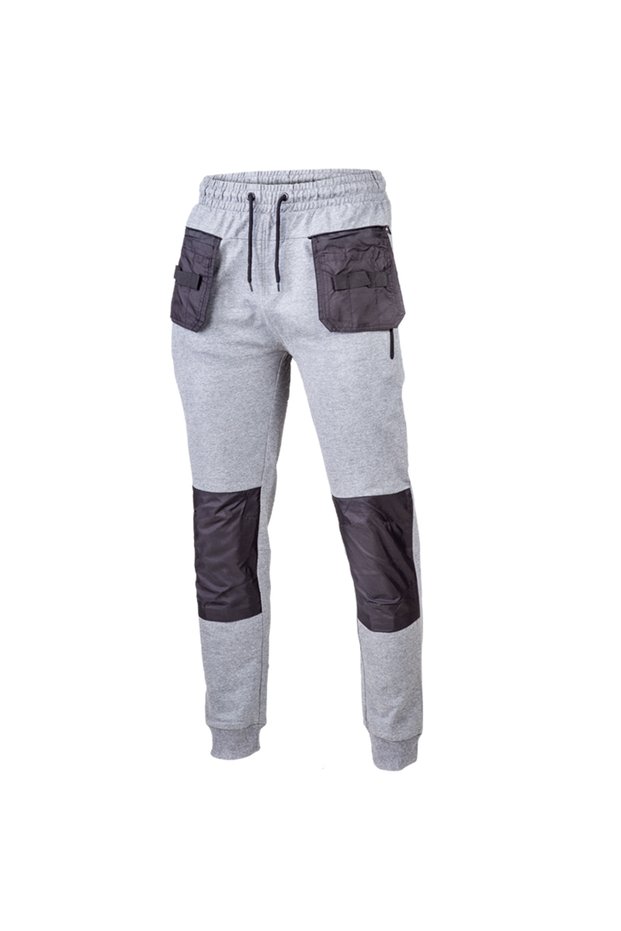 Track Pants With Additional Pockets / Gray - L