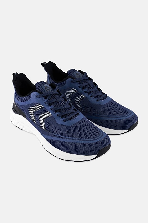 Men Lace Up Hiking Shoes, Navy