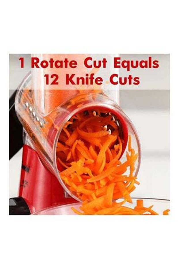 مبشرة دوارة متعددة الوظائف وقطاعة خضراوات متعددة الألوان 0.64 كجم - 5