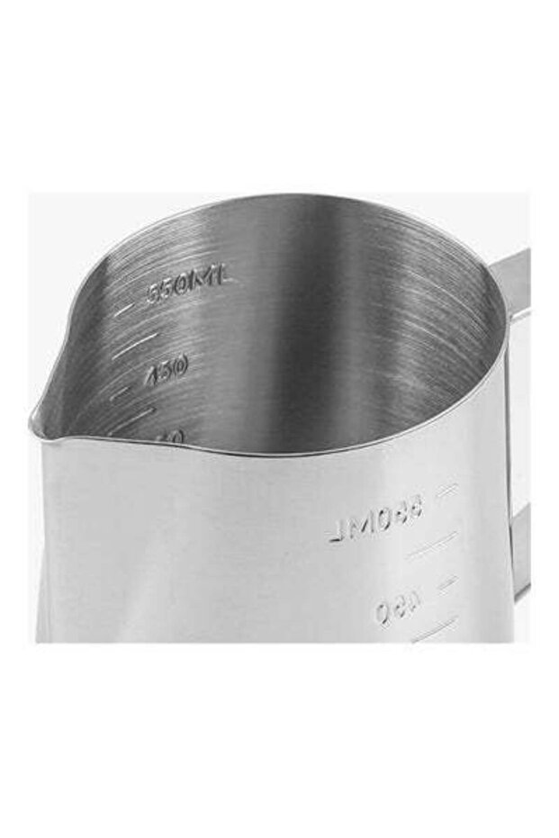 إبريق رغوة الحليب فضي 550 مل - 2