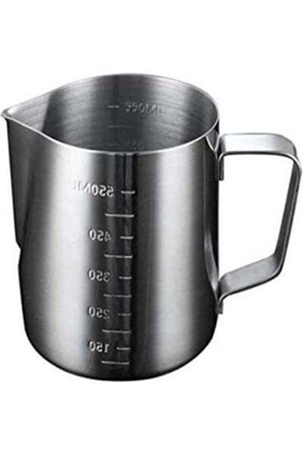 إبريق رغوة الحليب فضي 550 مل - 1