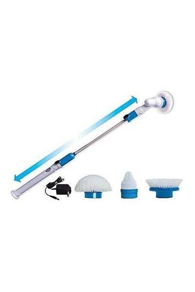 فرشاة دوارة بيضاء/زرقاء - 2