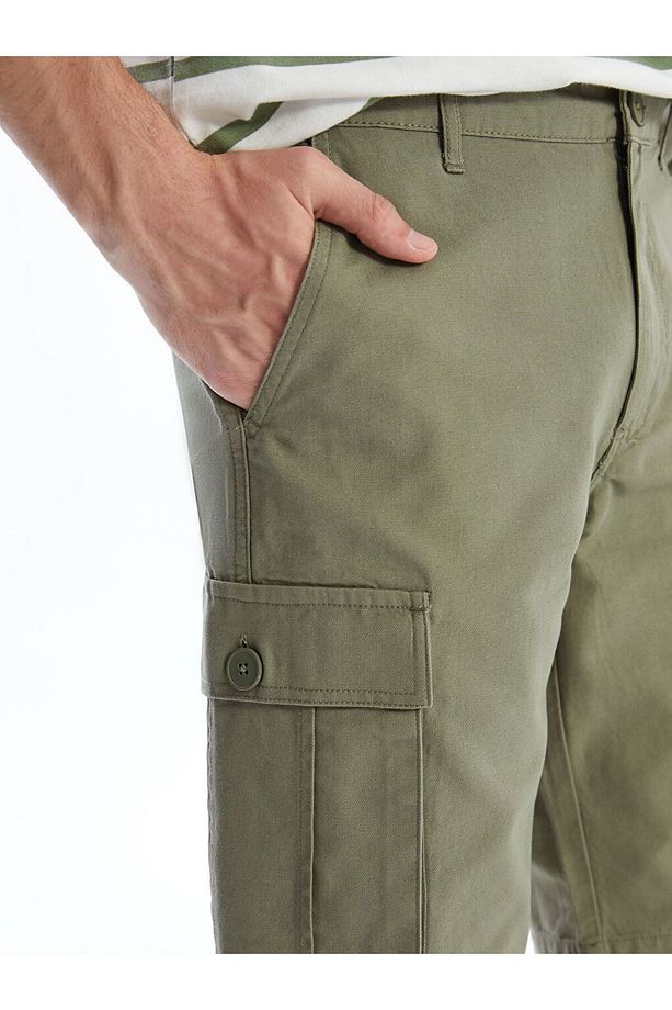 XSIDE Slim Fit Erkek Kargo Şort - 3