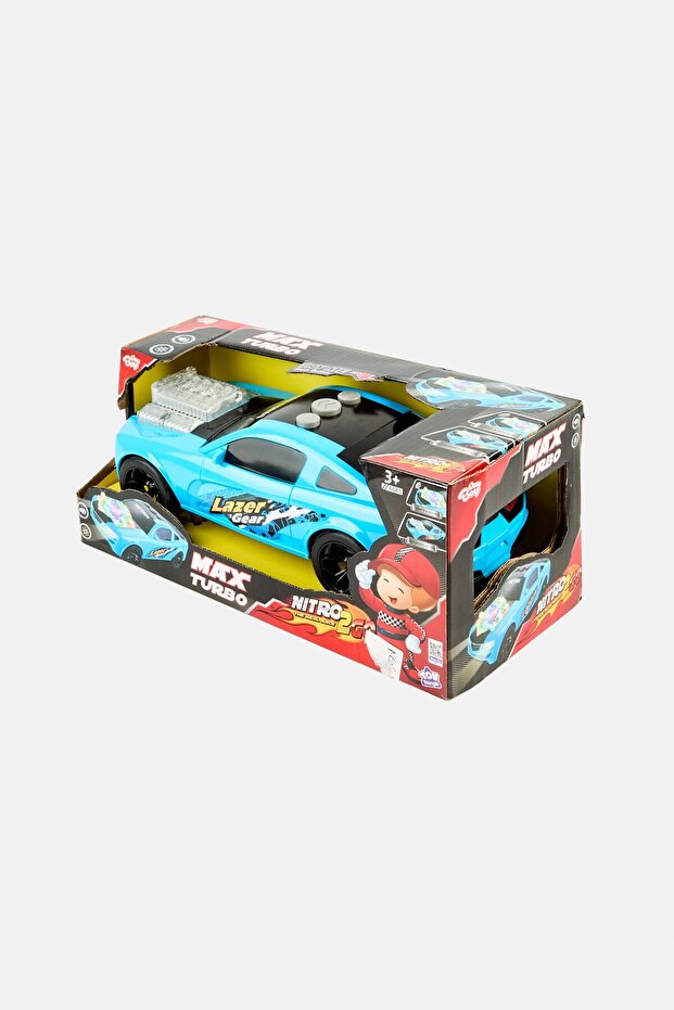 Nitro2Go Max Turbo Car, Blue - 3