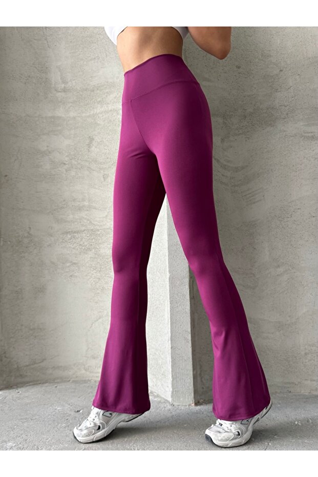 Women's High-Waist Shaping Flared Leggings