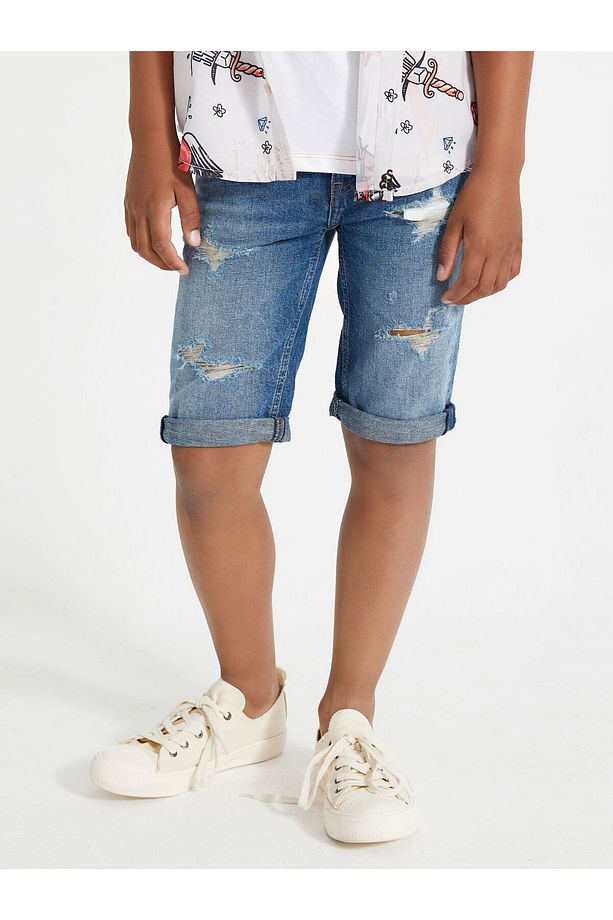 Deni Bebek Regular Fit Denim Şort - 1