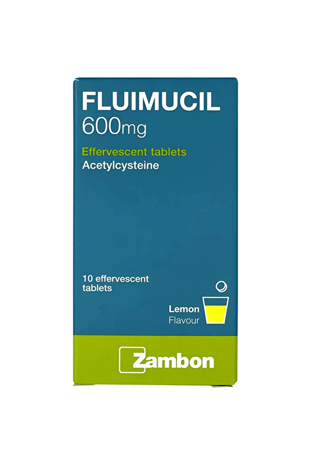 Fluimucil 600mg Effervescent Tablets (10's)