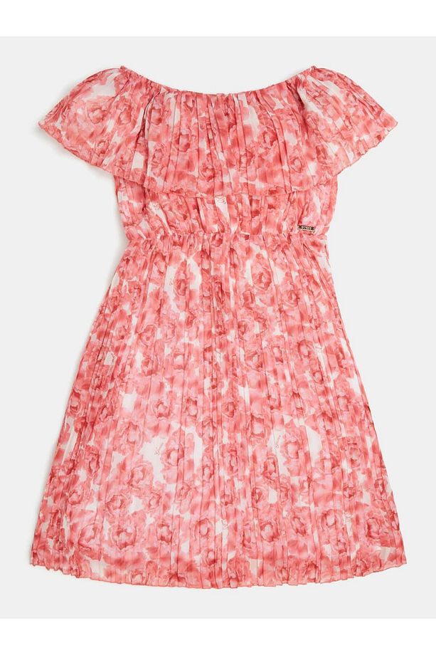 Pleated Kız Çocuk Elbise - 1