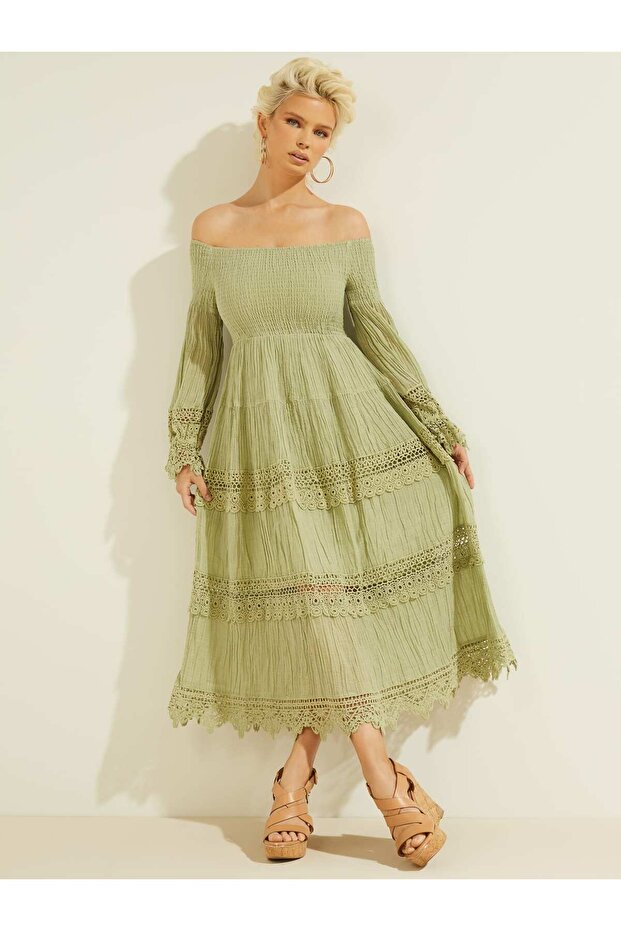 Kadın İşlemeli Elbise - 4