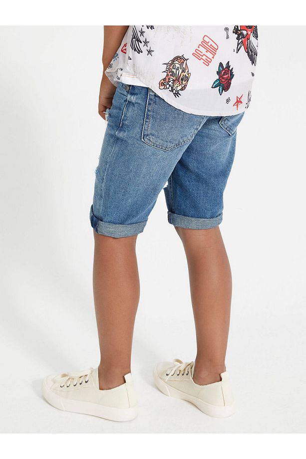 Deni Bebek Regular Fit Denim Şort - 3