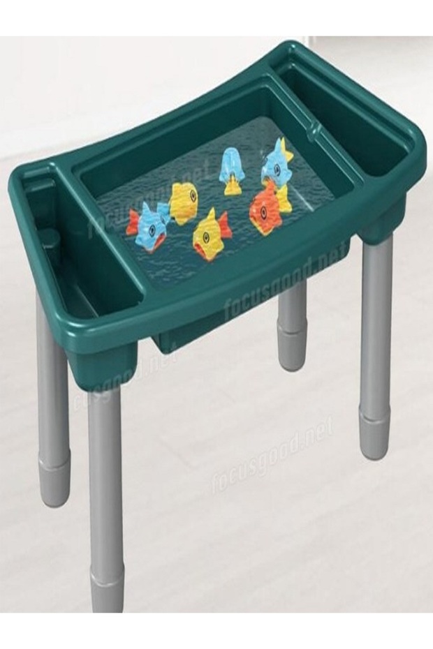 مجموعة طاولة الدراسة والنشاط من مكعبات البناء - تتضمن أكثر من 300 مكعب صغير - 6