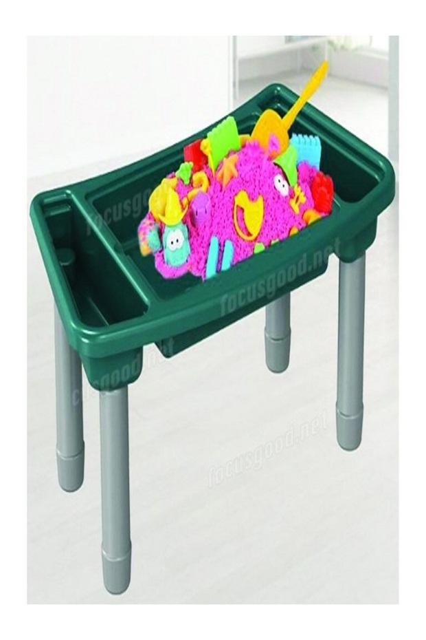 مجموعة طاولة الدراسة والنشاط من مكعبات البناء - تتضمن أكثر من 300 مكعب صغير - 5